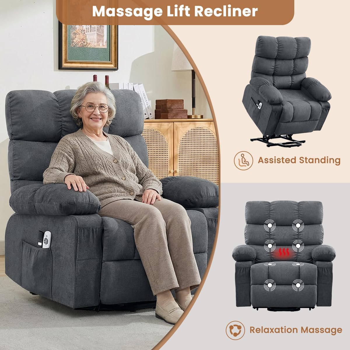 Power Lift Recliner Chair for  - огляд і ціна Heavy Equipment Lift